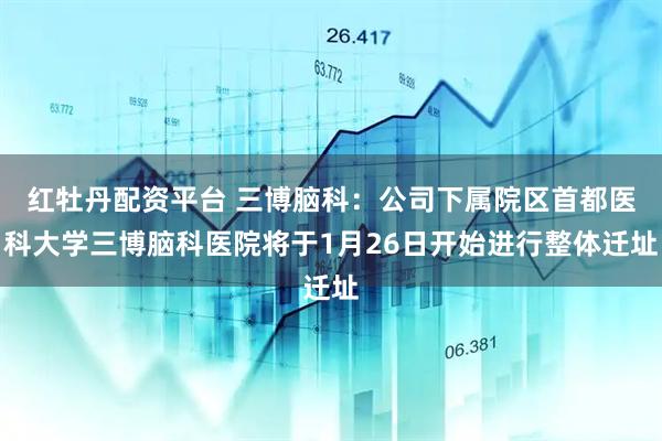 红牡丹配资平台 三博脑科：公司下属院区首都医科大学三博脑科医院将于1月26日开始进行整体迁址